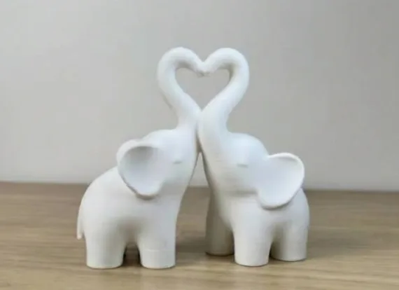 Cute Elephant Couple