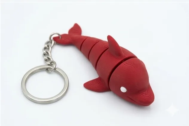 Flexi Shark Keychain