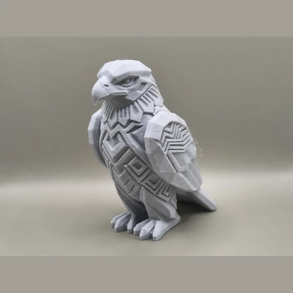 Geometric Eagle Sculpture